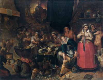 Heksenkeuken door Frans II Francken the Younger